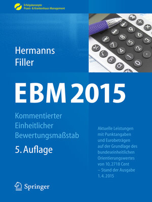 cover image of EBM 2015--Kommentierter Einheitlicher Bewertungsmaßstab
